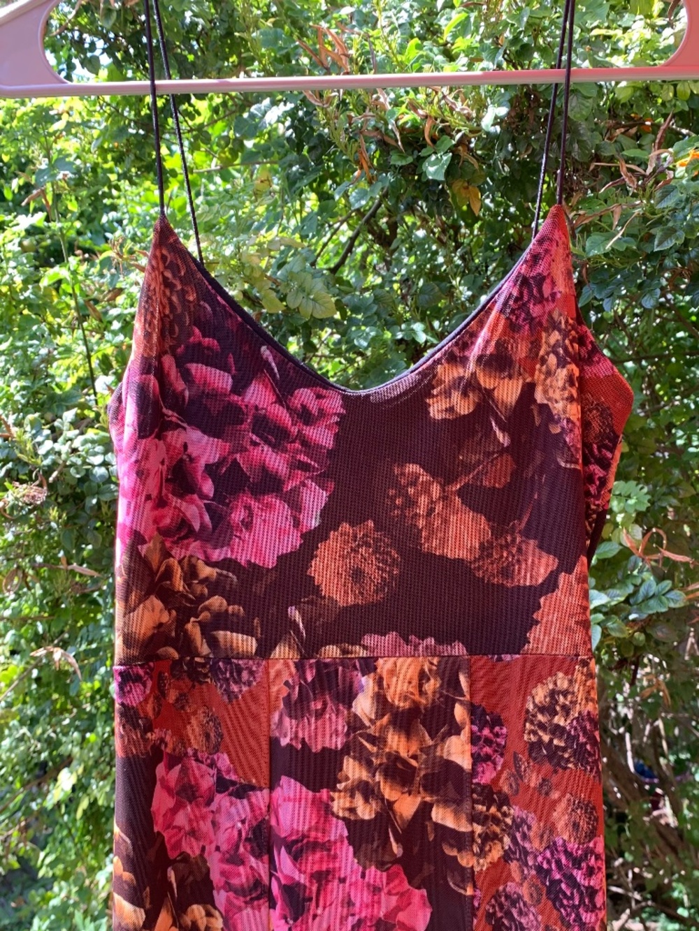 Nasty Gal Brown and Purple Mesh Dress - Picture 2 of 14